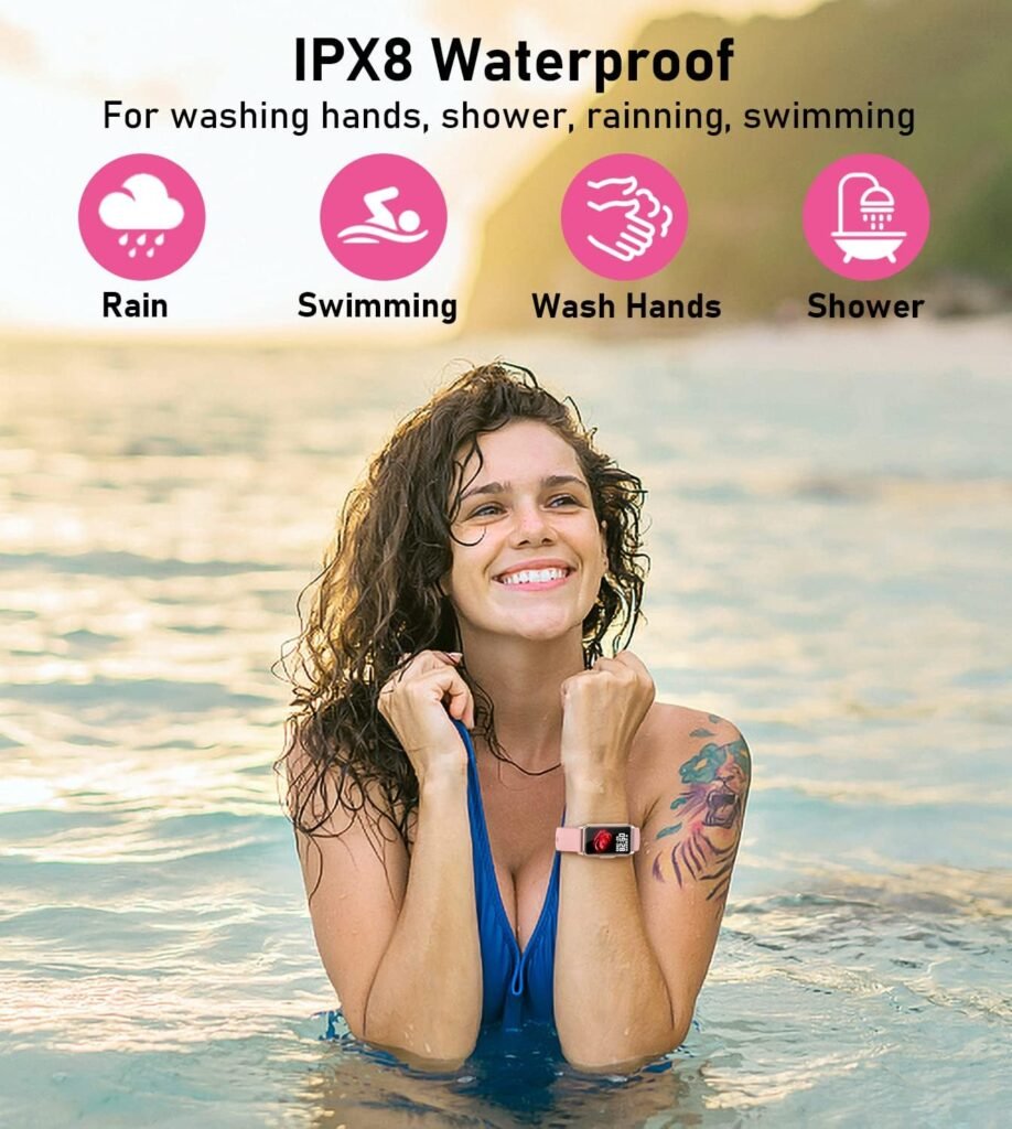 Mindrose smart watch with IP68 waterproof design for everyday use